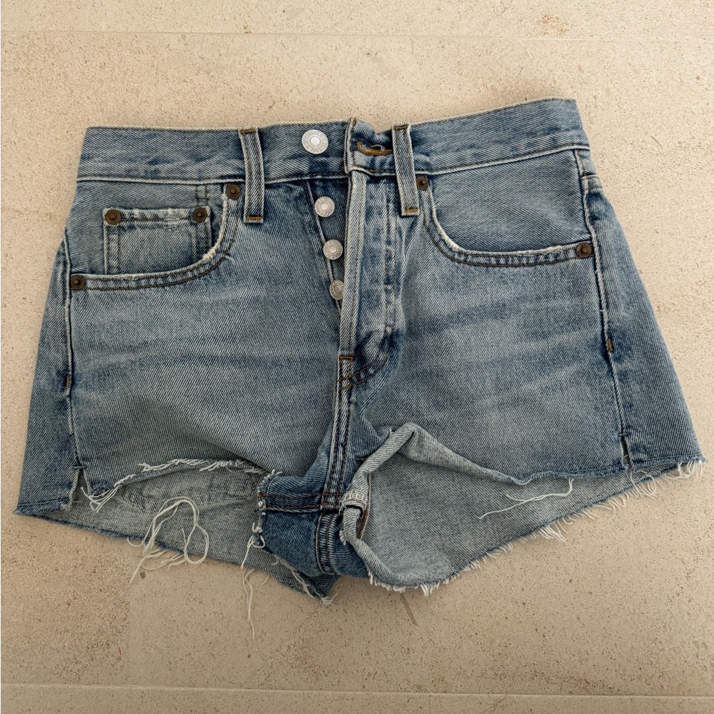 Re/Done Denim Shorts